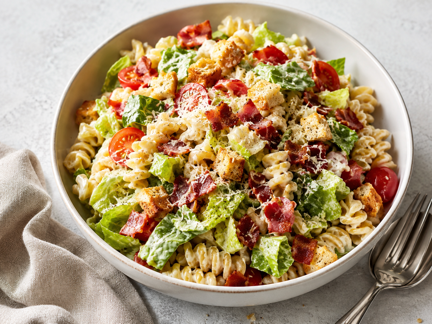 BLT Caesar Pasta Salad: A Flavorful Twist