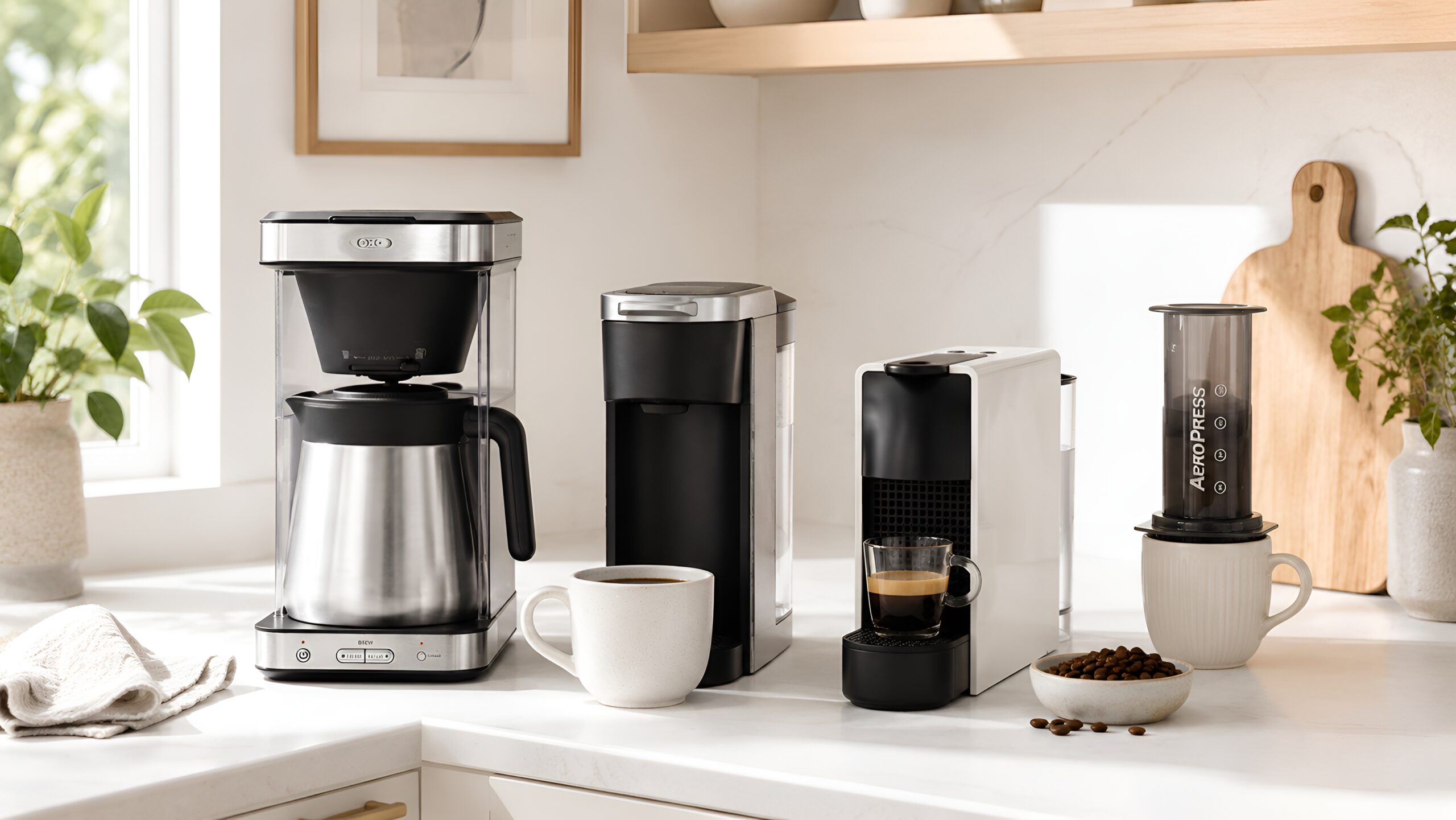The Best Coffee Makers for Small Kitchens