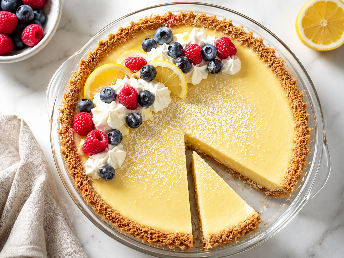 Easy Magic Lemon Pie Recipe
