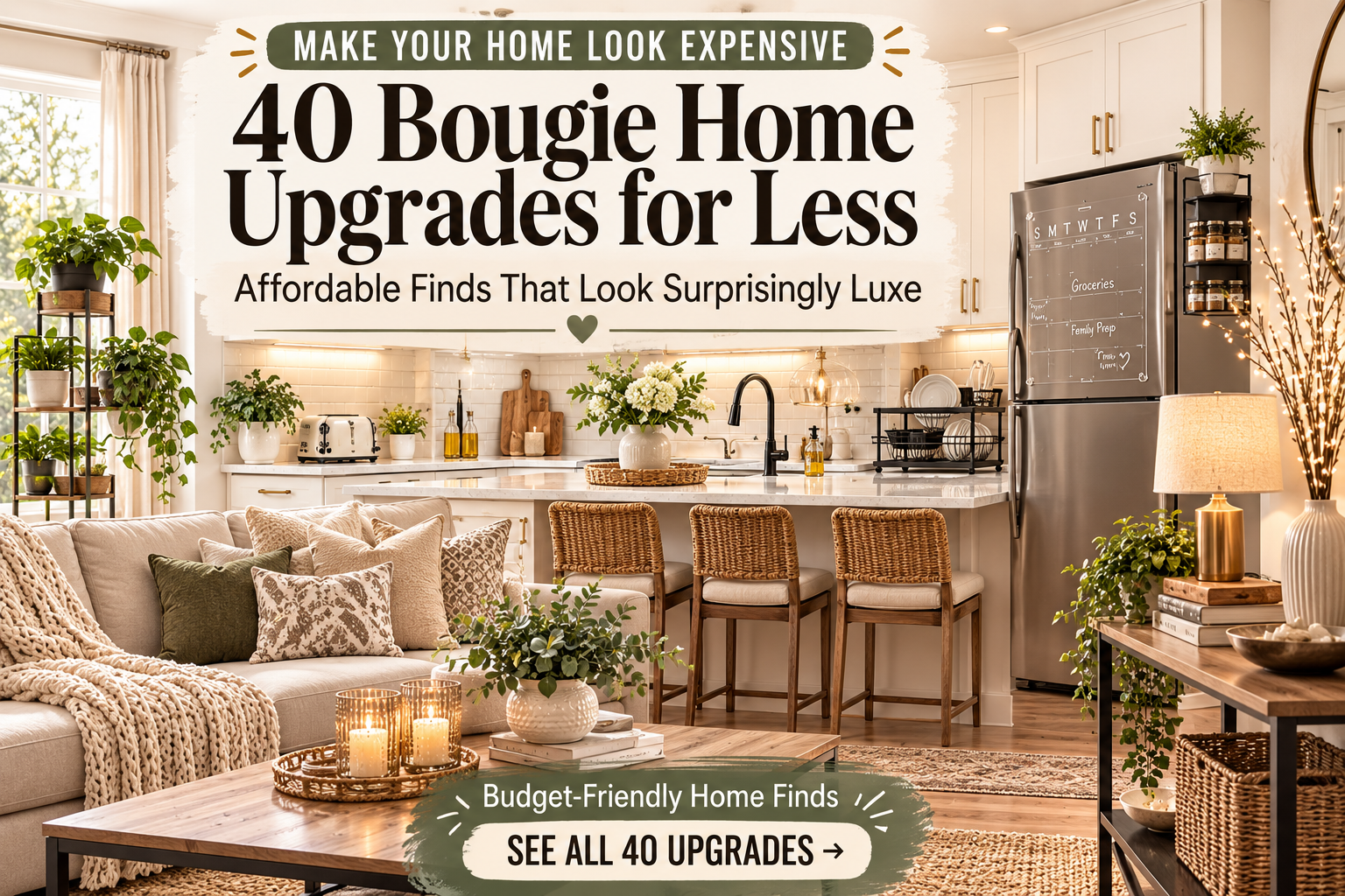 40 Bougie Home Upgrades for Less