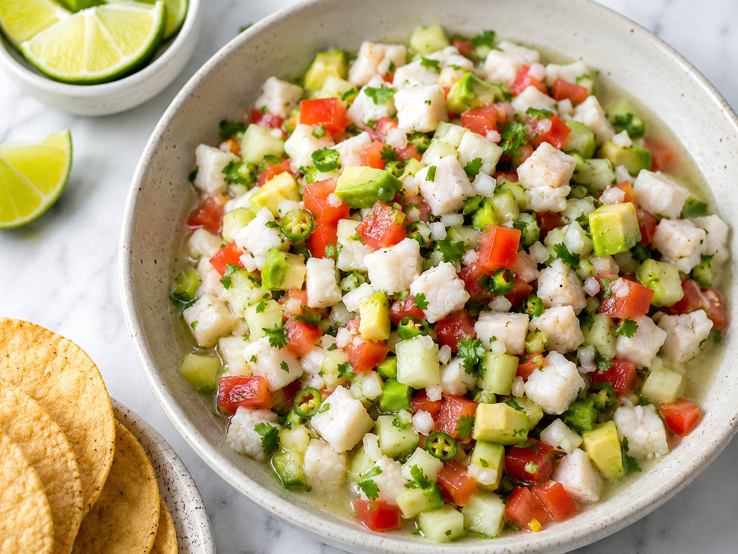 Authentic Mexican Tilapia Ceviche