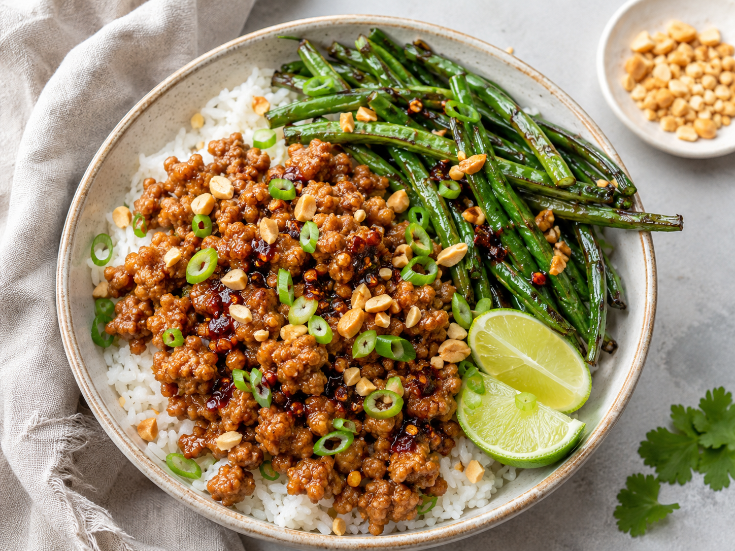 Easy Ginger Lime Turkey Bowls Recipe