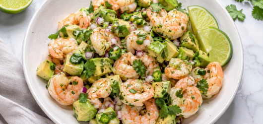 Easy Lime Shrimp Avocado Salad
