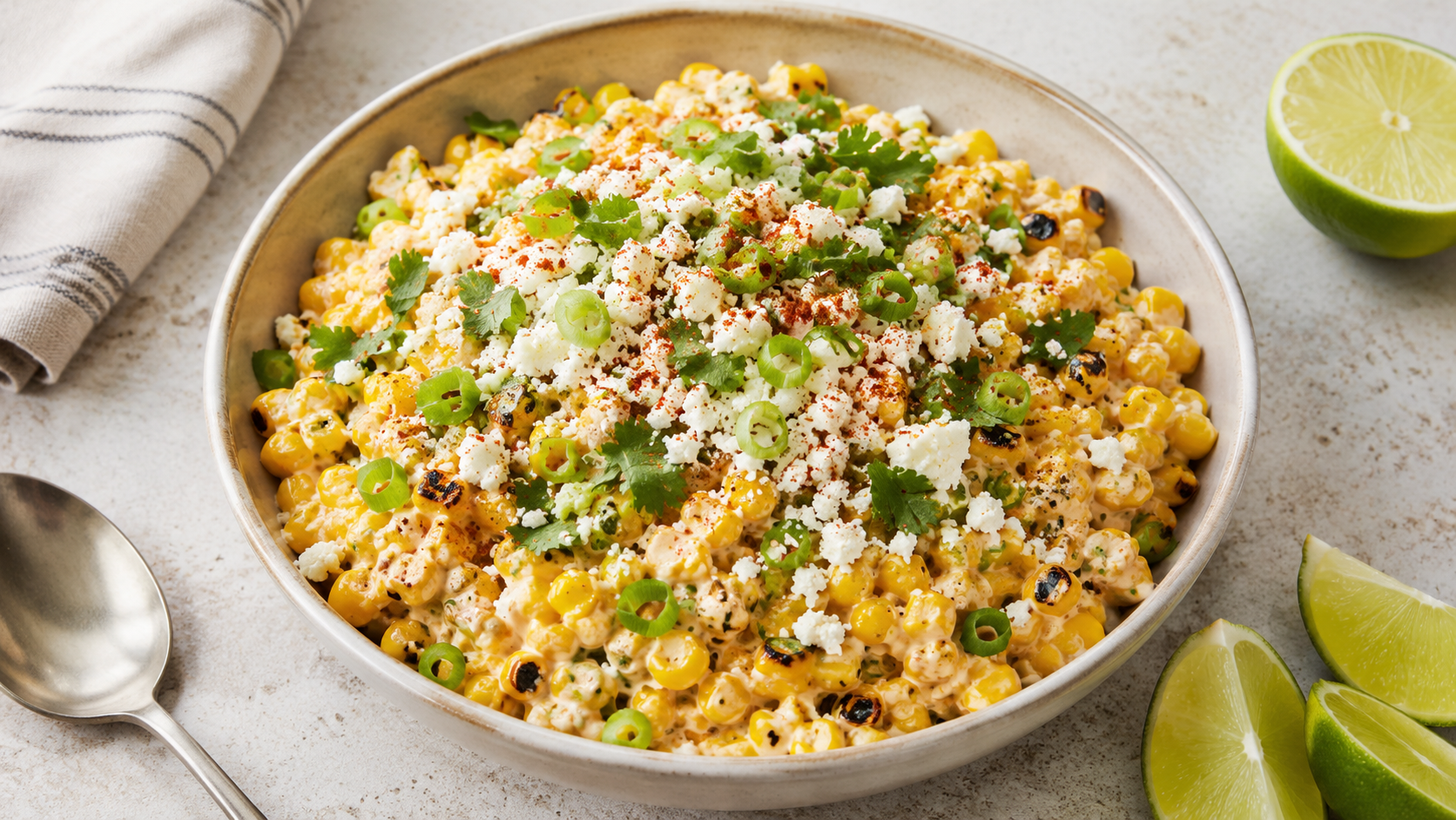 Easy Mexican Street Corn Salad