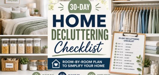 30-Day Home Decluttering Checklist