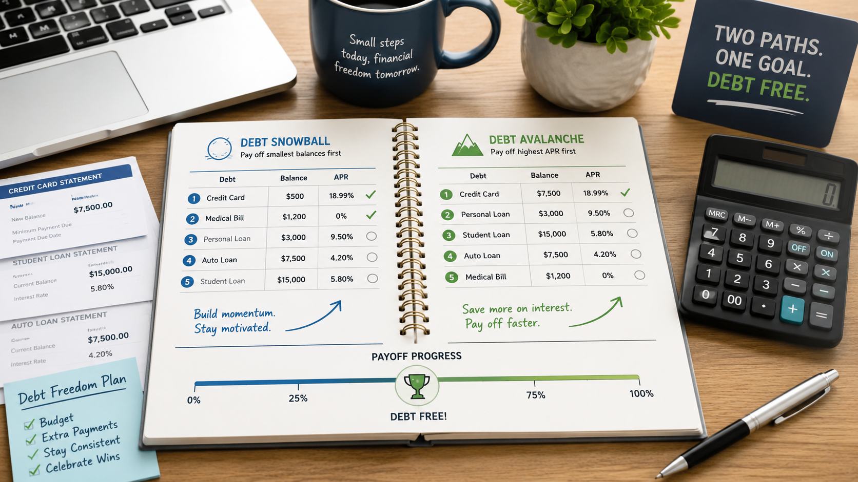 Debt Snowball vs. Debt Avalanche